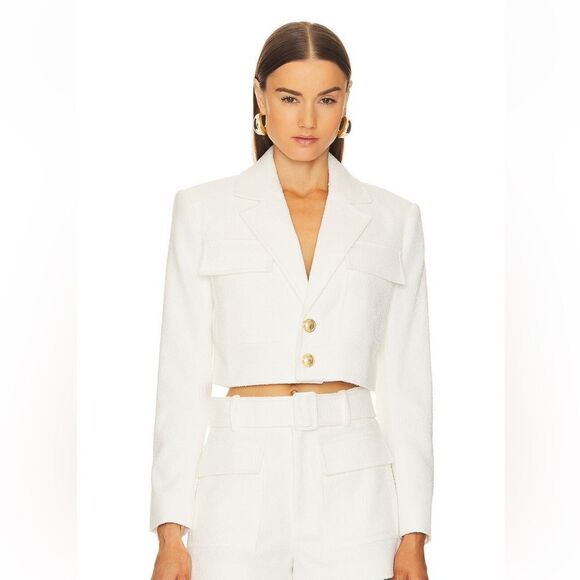 A.L.C Banks Jacket in Off White - Picture 1 of 4